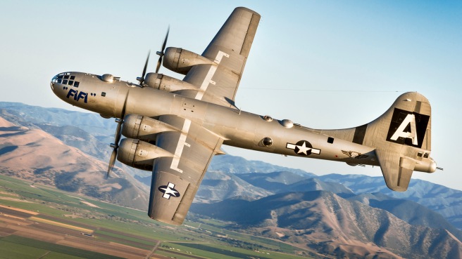 B-29 Superfortress FiFi Over Salinas, CA